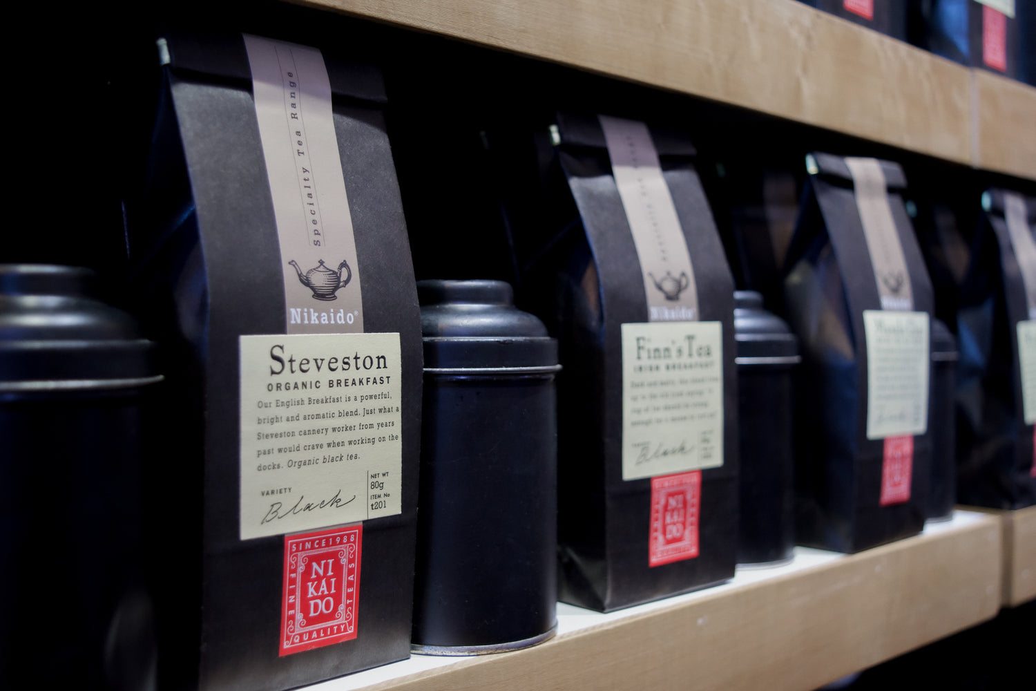 Nikaido Tea packaging - Steveston Tea